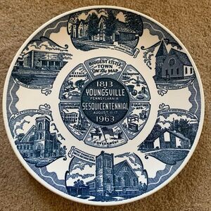 Youngsville Pennsylvania Sesquicentennial 1813-1963 Souvenir Plate